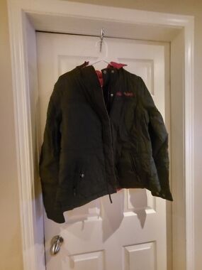 Women's Harley Davidson Reversible Winter Jacket - Black and Pink (35)